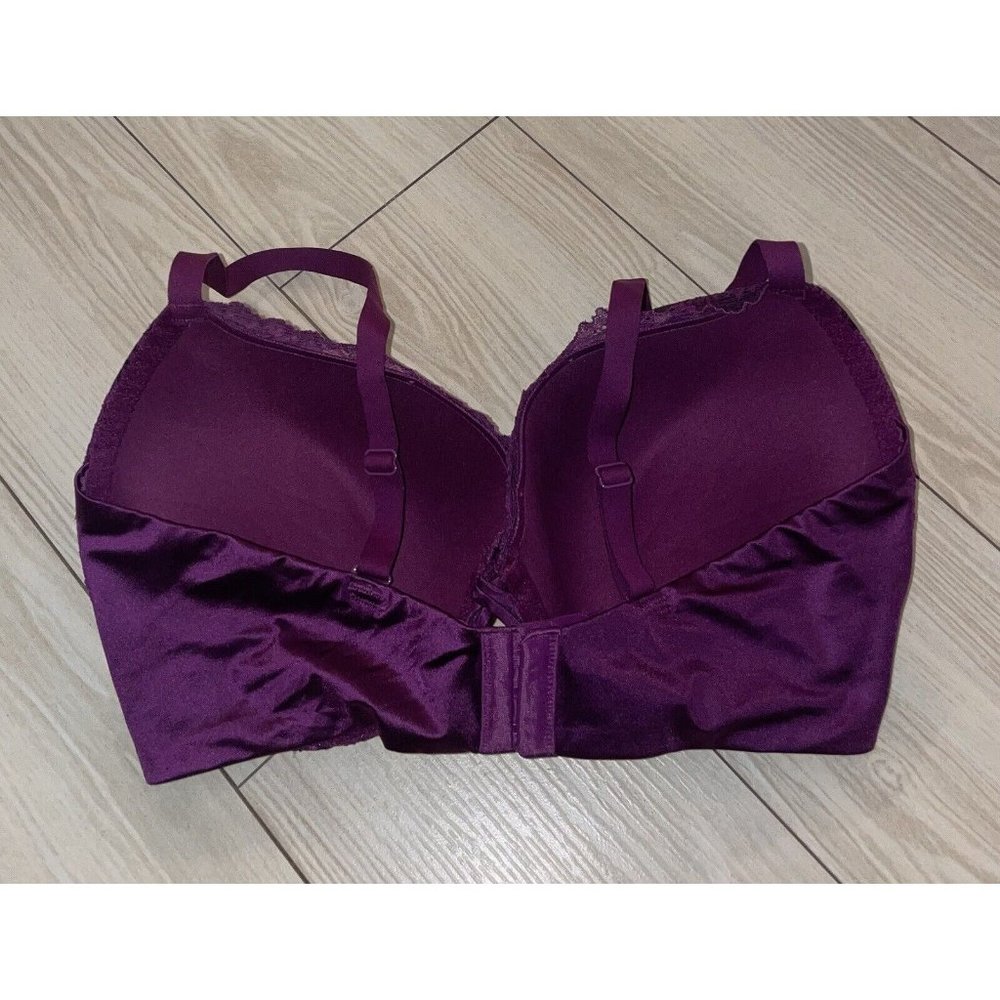 Maidenform DM9900 Love the Lift Push Up Demi Bra Padded UW Lace Womens 36D - Picture 4 of 6